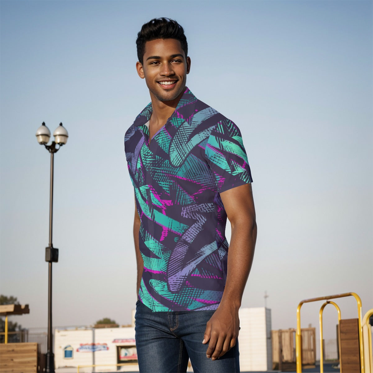 All-Over Print Men's short sleeve Shirt