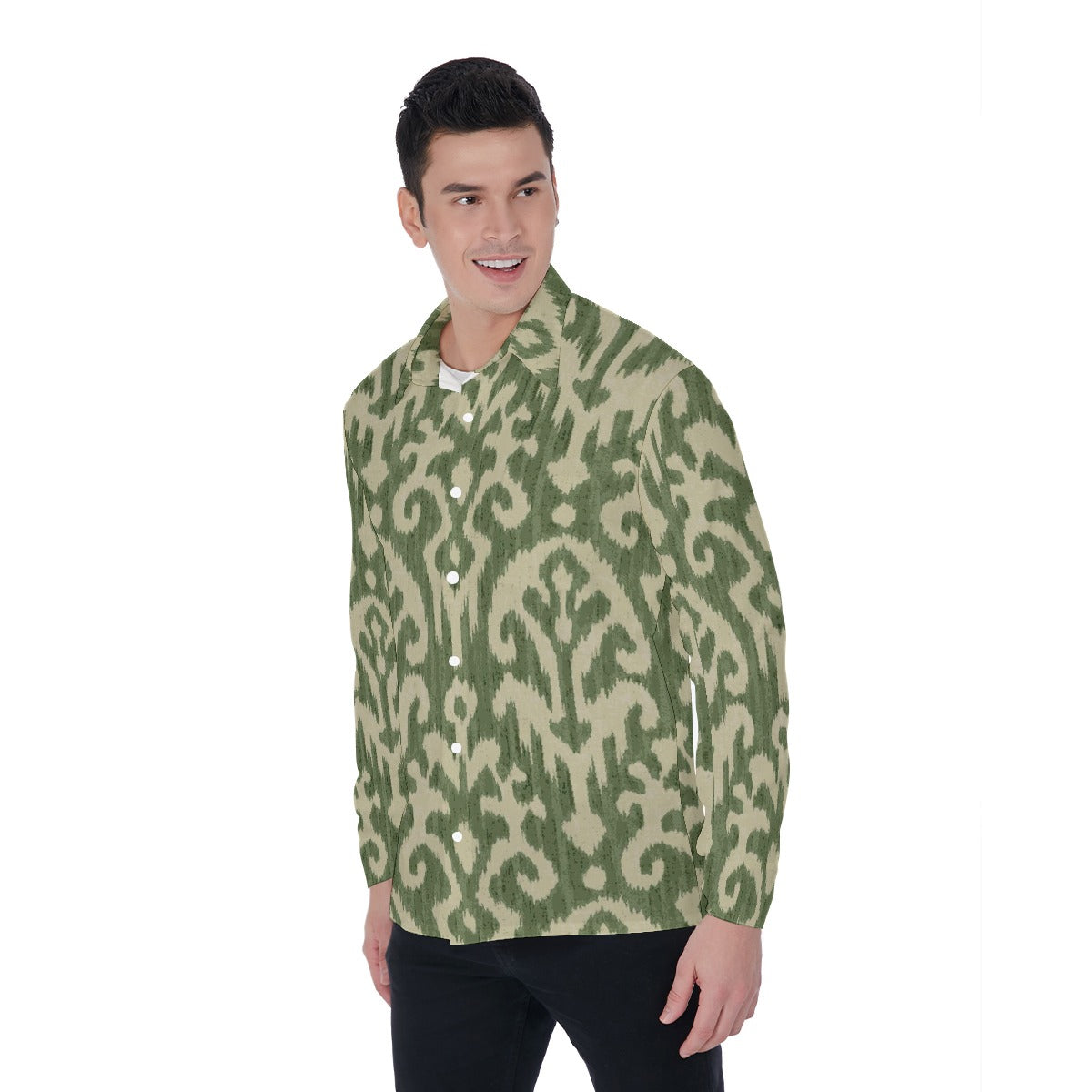 All-Over Print Men's Long Sleeve Shirt