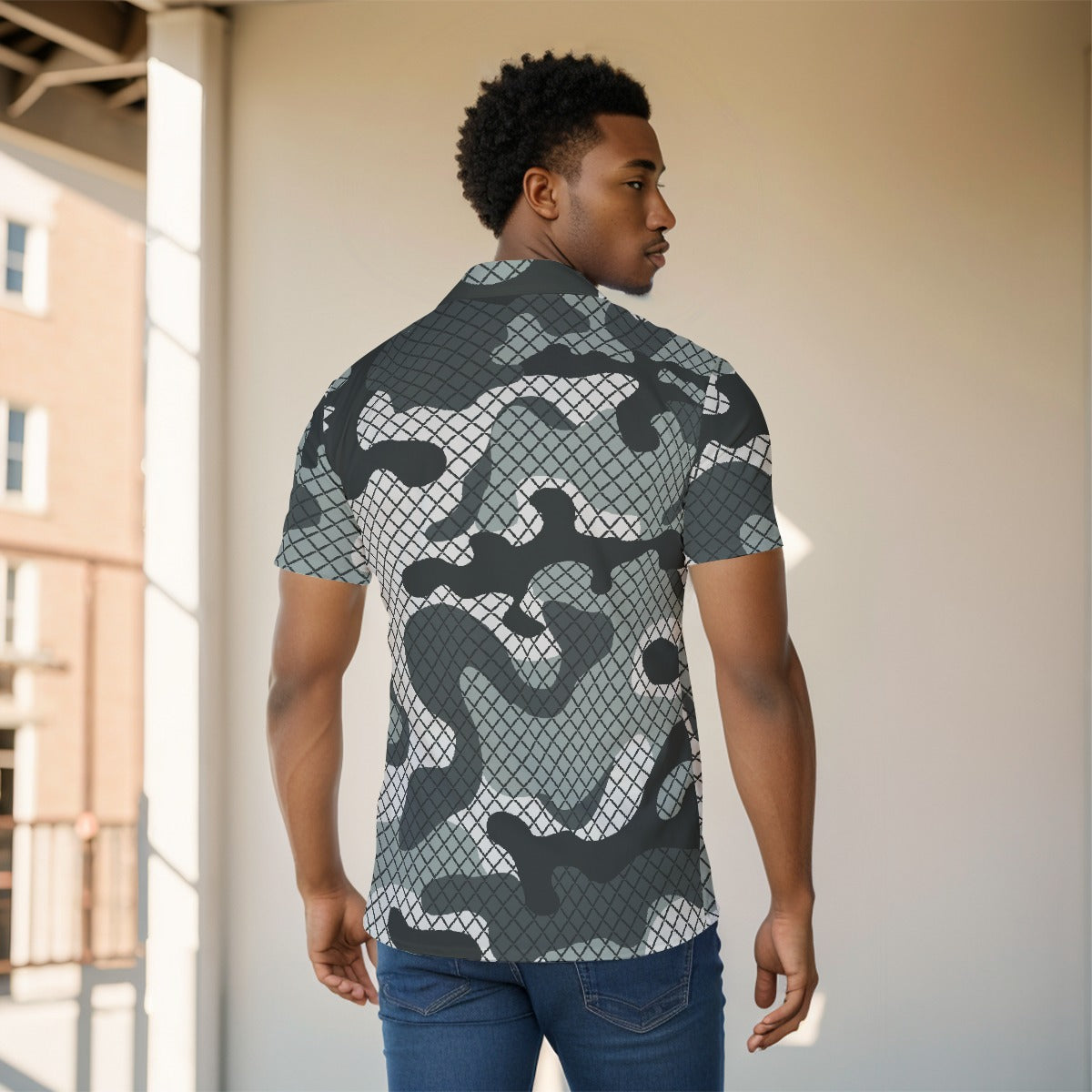 All-Over Print Men's short sleeve Shirt