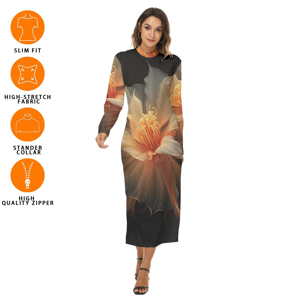 All-Over Print Women's Hip Dress