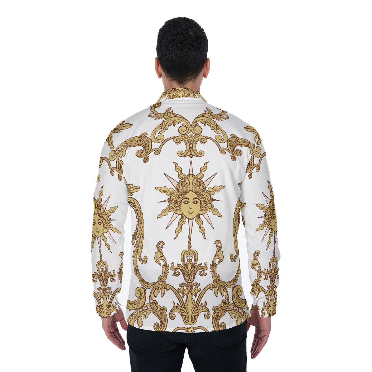 All-Over Print Men's Long Sleeve Shirt