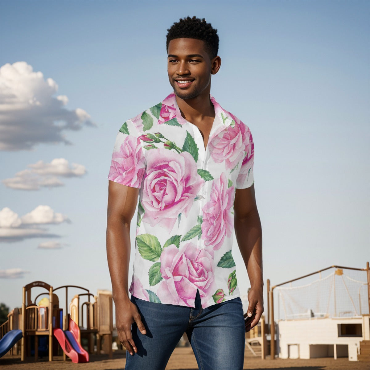 All-Over Print Men's short sleeve Shirt