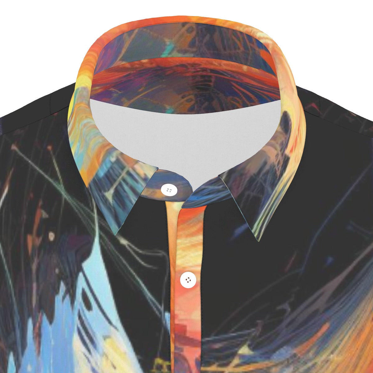 All-Over Print Men's Stretch Polo Shirt