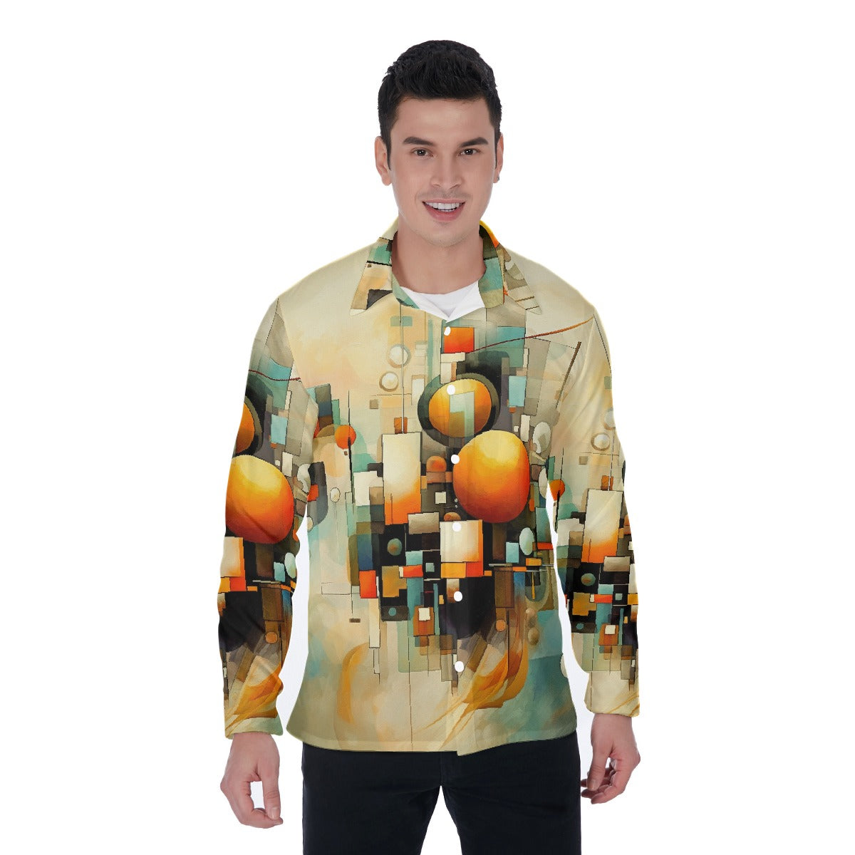 All-Over Print Men's Long Sleeve Shirt