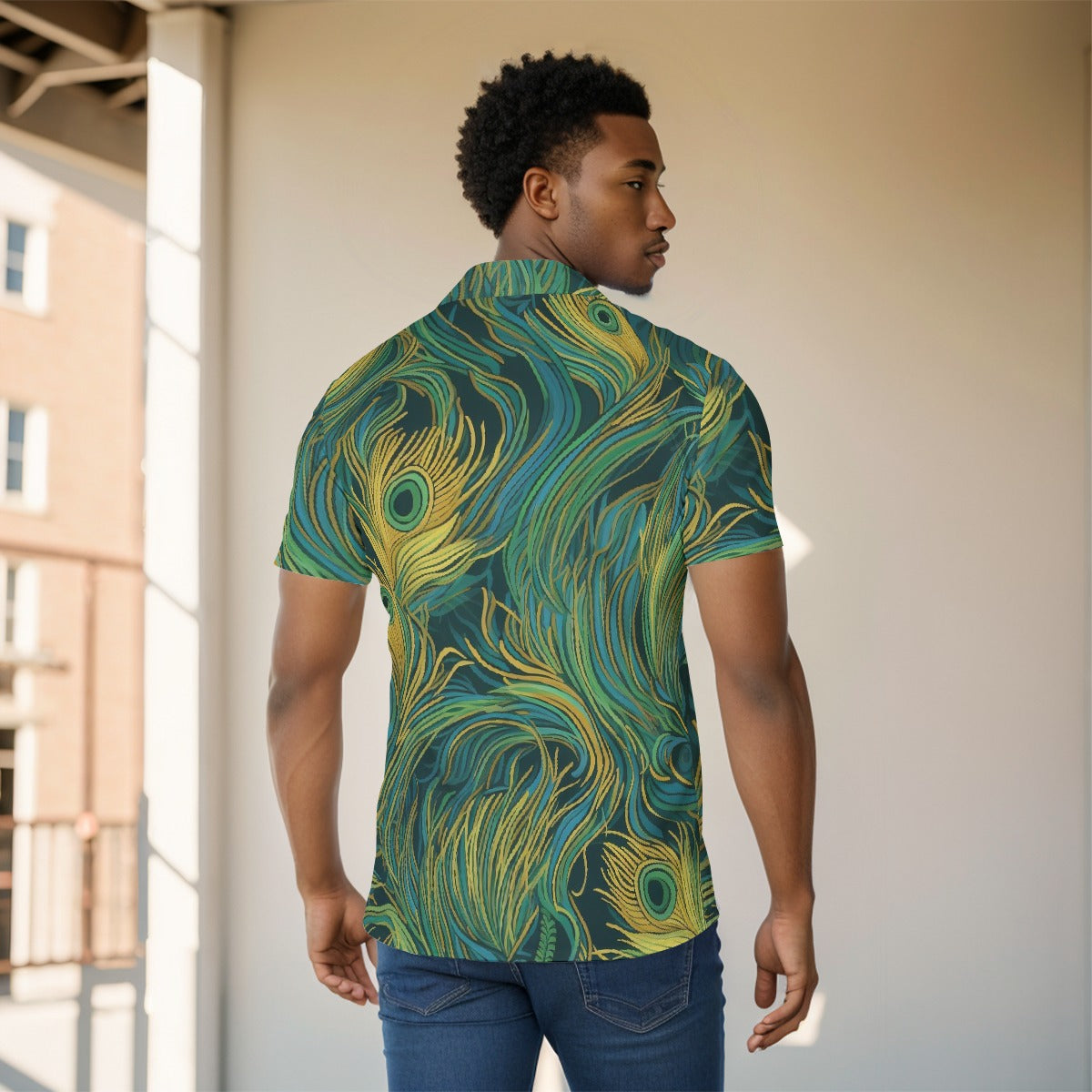 All-Over Print Men's short sleeve Shirt