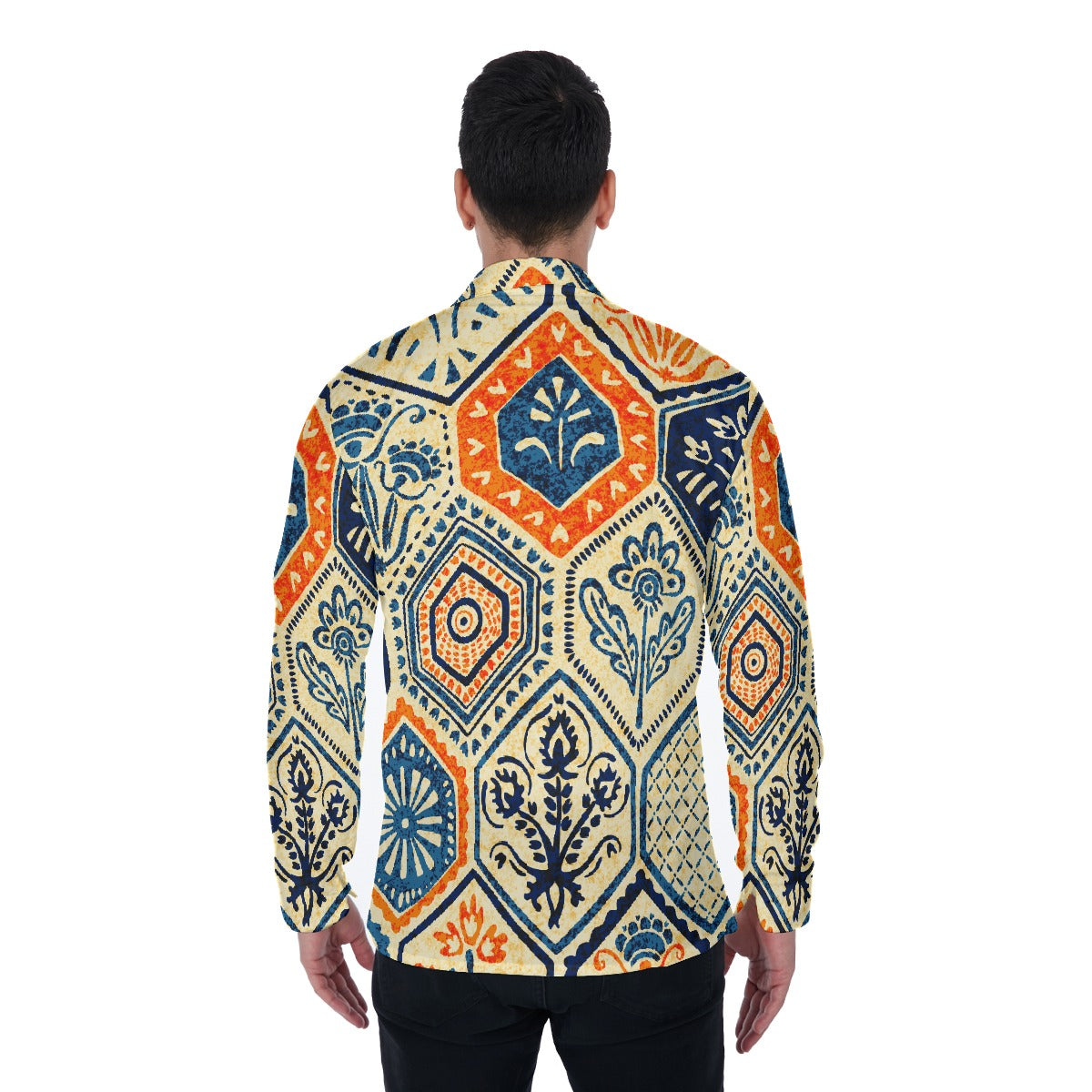 All-Over Print Men's Long Sleeve Shirt