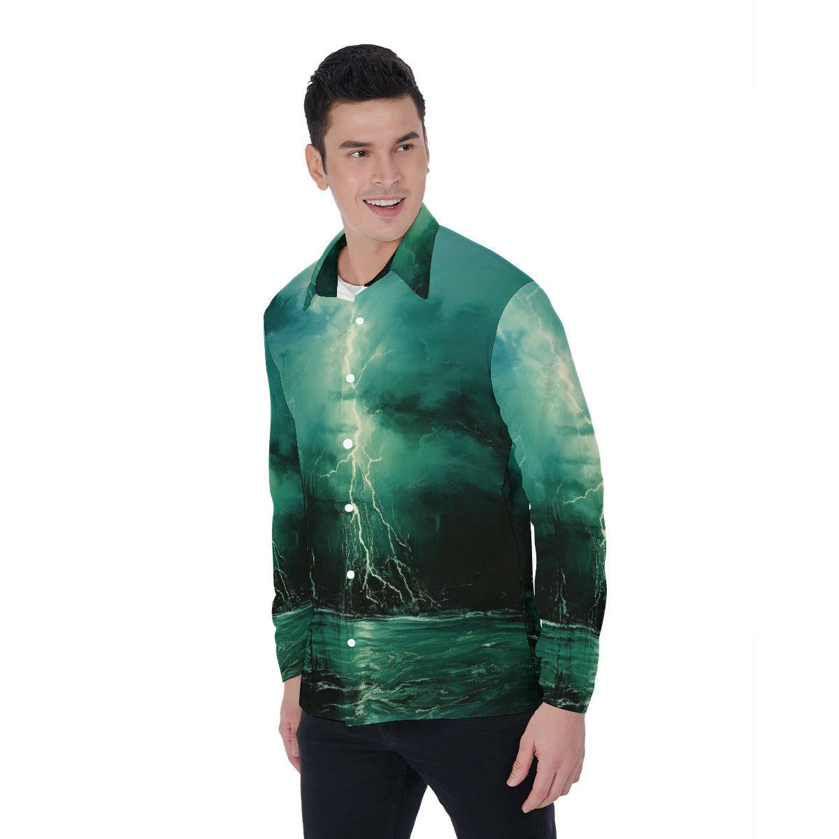 All-Over Print Men's Long Sleeve Shirt