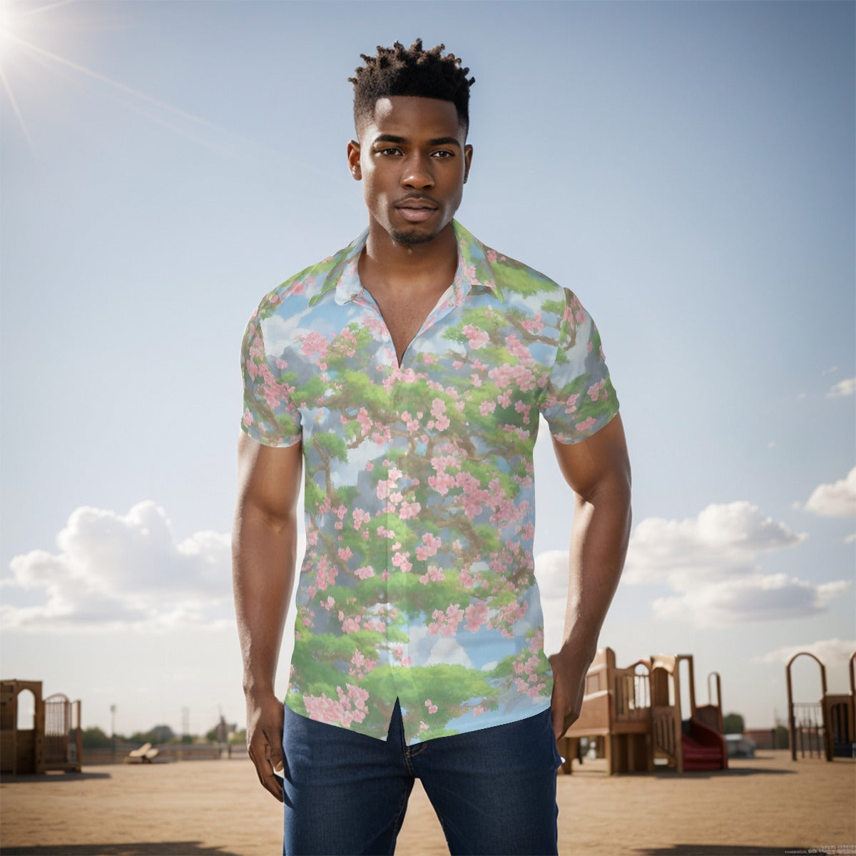 All-Over Print Men's short sleeve Shirt