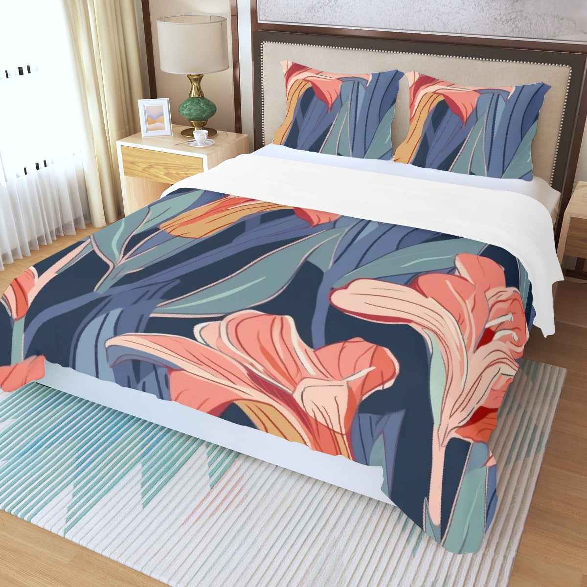 Three Piece Duvet Bedding Set