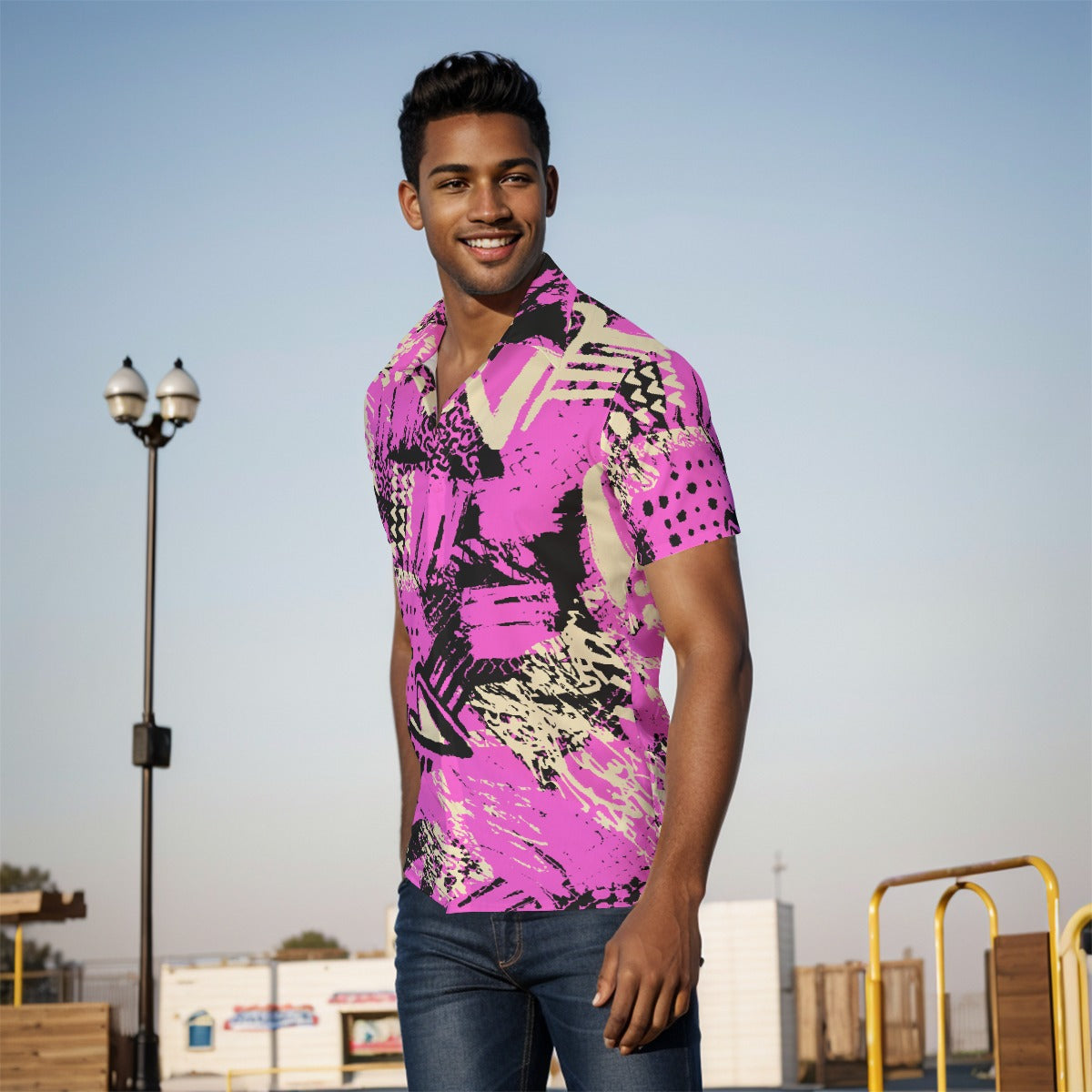 All-Over Print Men's short sleeve Shirt