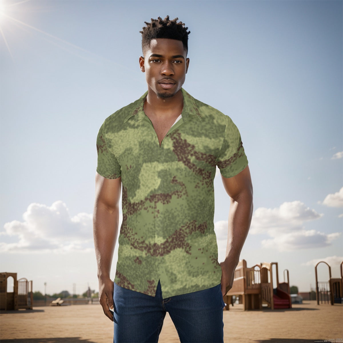 All-Over Print Men's short sleeve Shirt