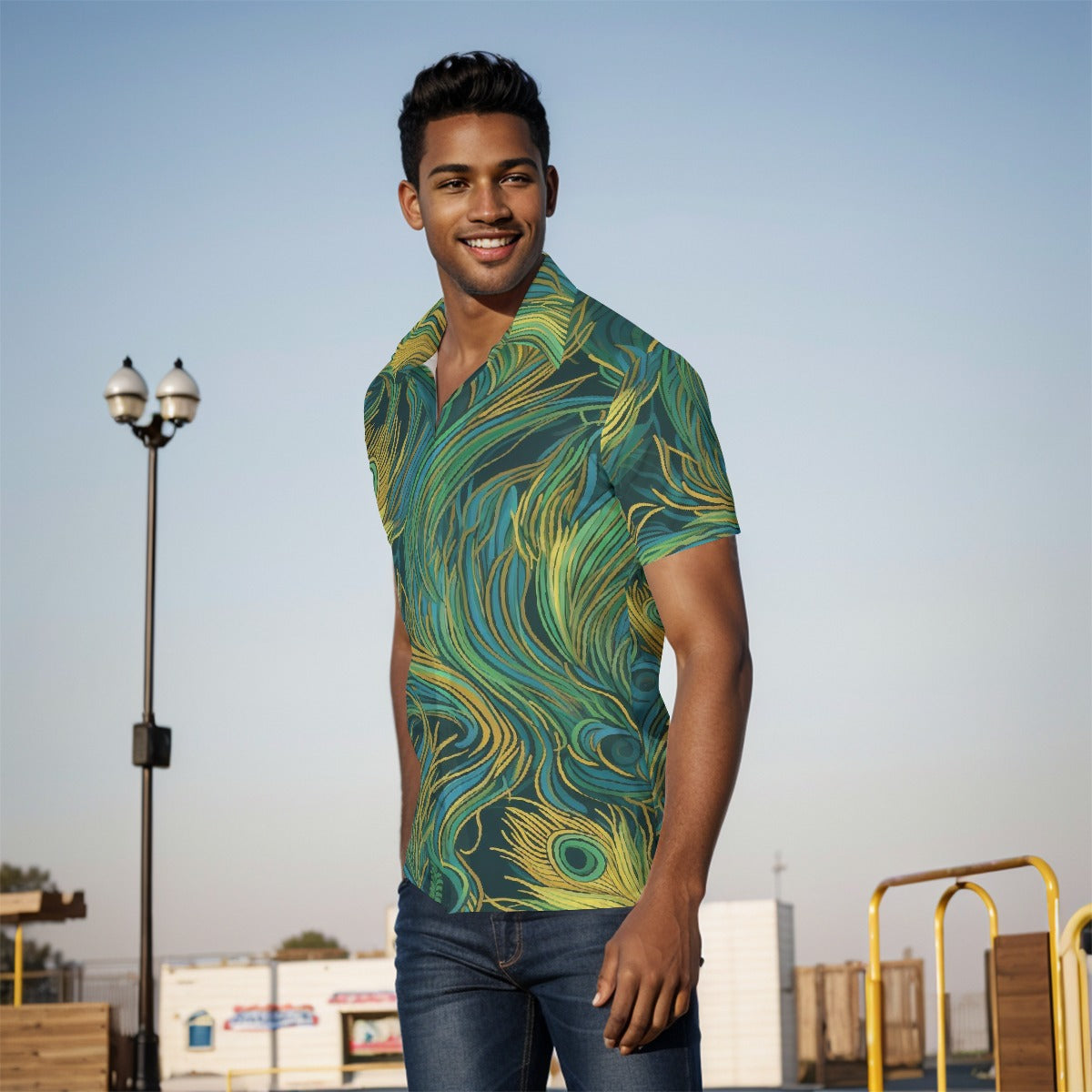 All-Over Print Men's short sleeve Shirt