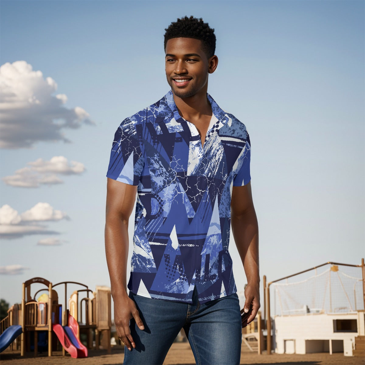 All-Over Print Men's short sleeve Shirt