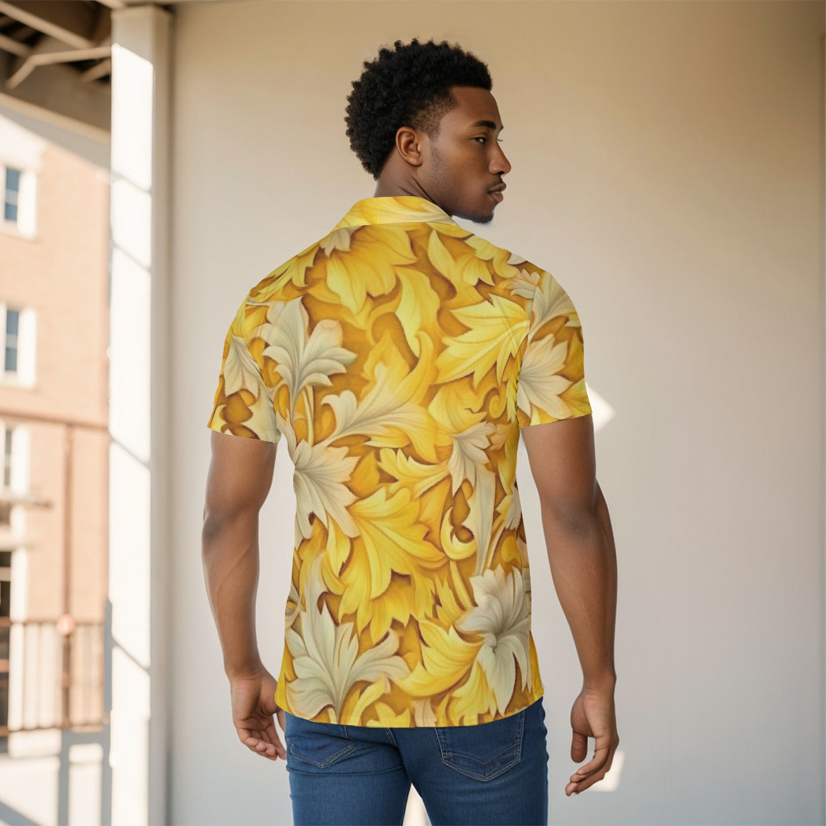 All-Over Print Men's Shirt