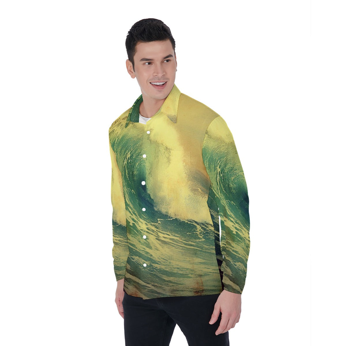 All-Over Print Men's Long Sleeve Shirt