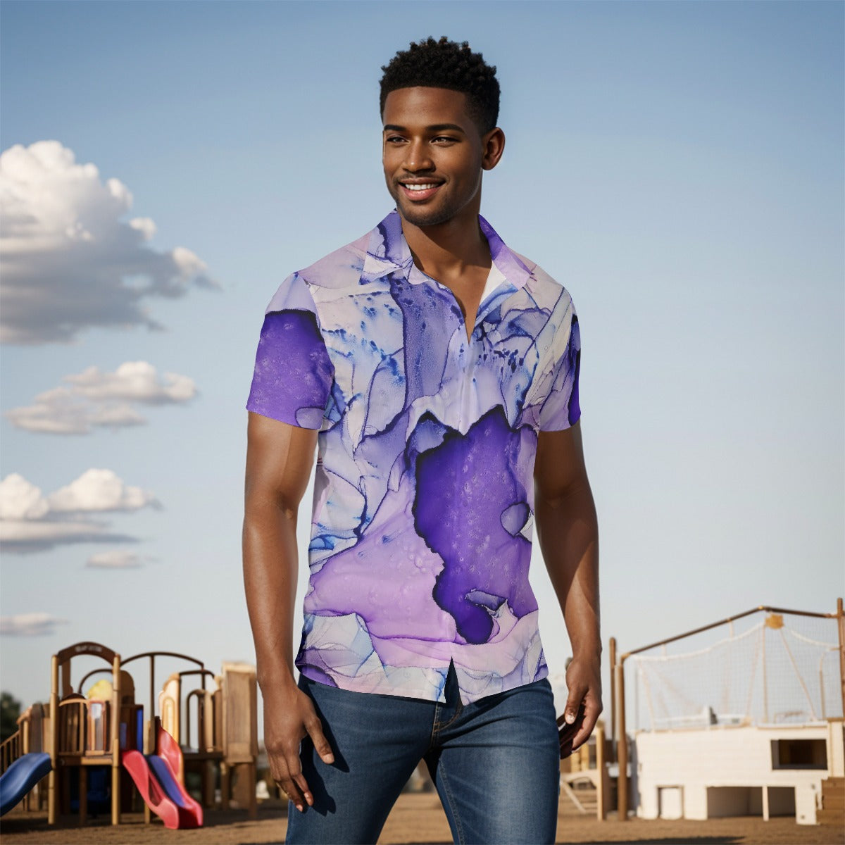 All-Over Print Men's short sleeve Shirt