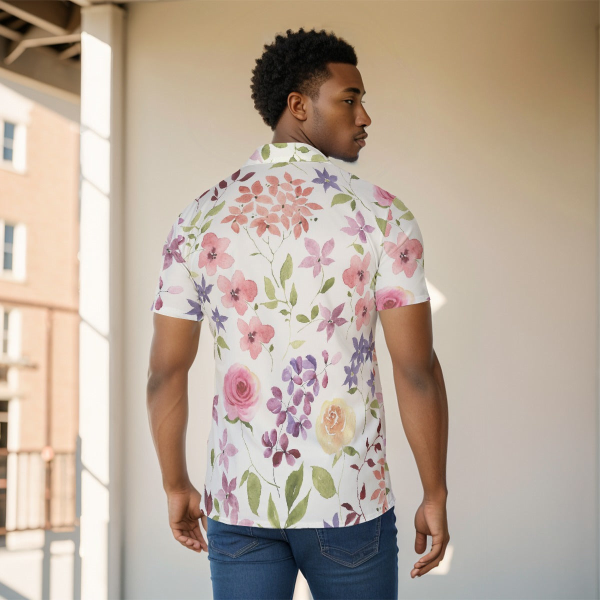 All-Over Print Men's short sleeve Shirt