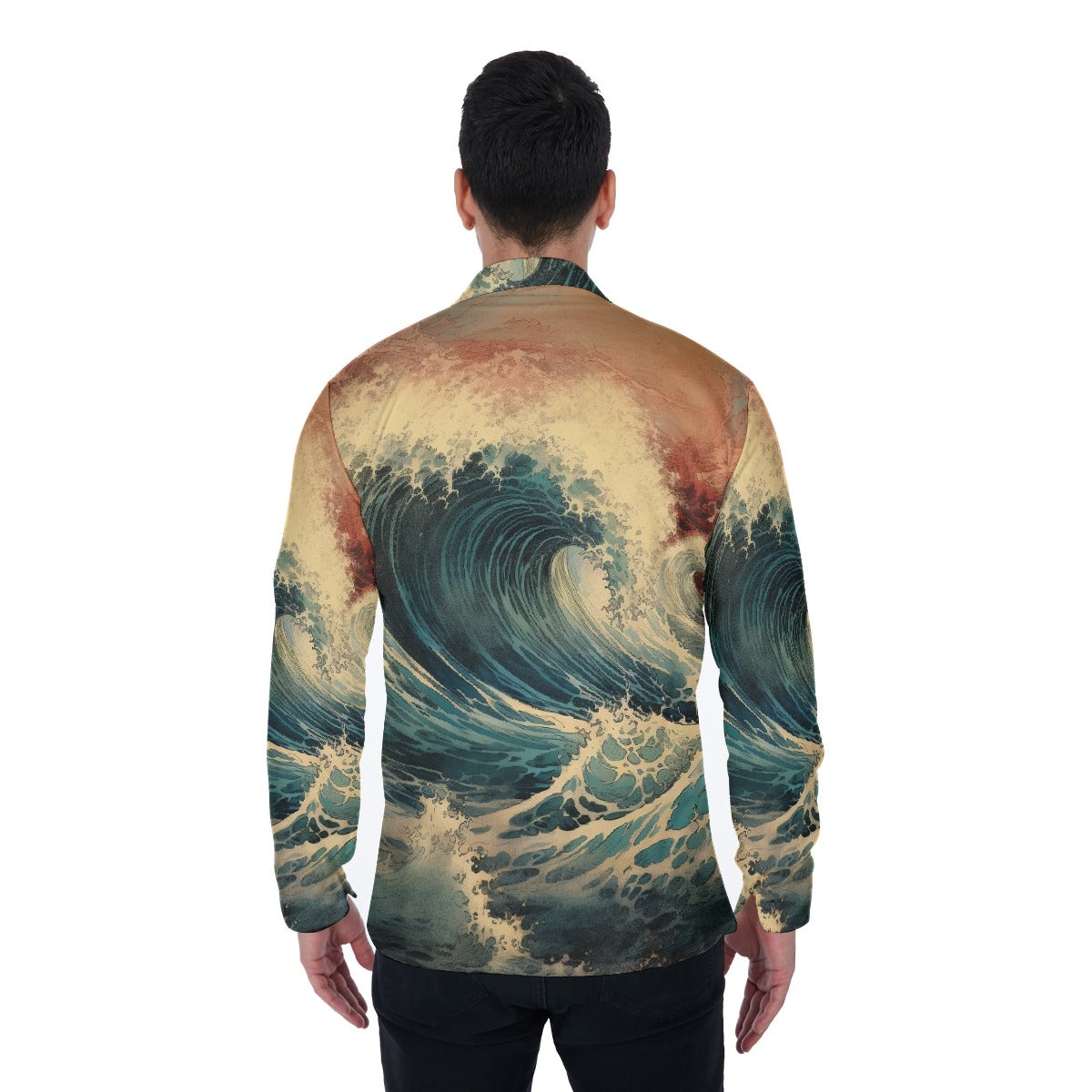 All-Over Print Men's Long Sleeve Shirt