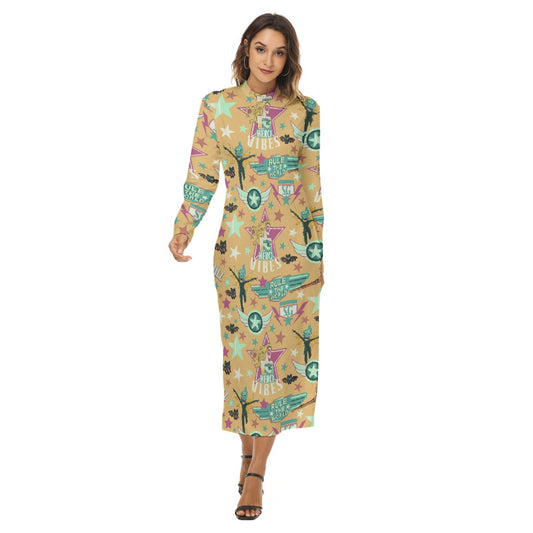 All-Over Print Women's Hip Dress