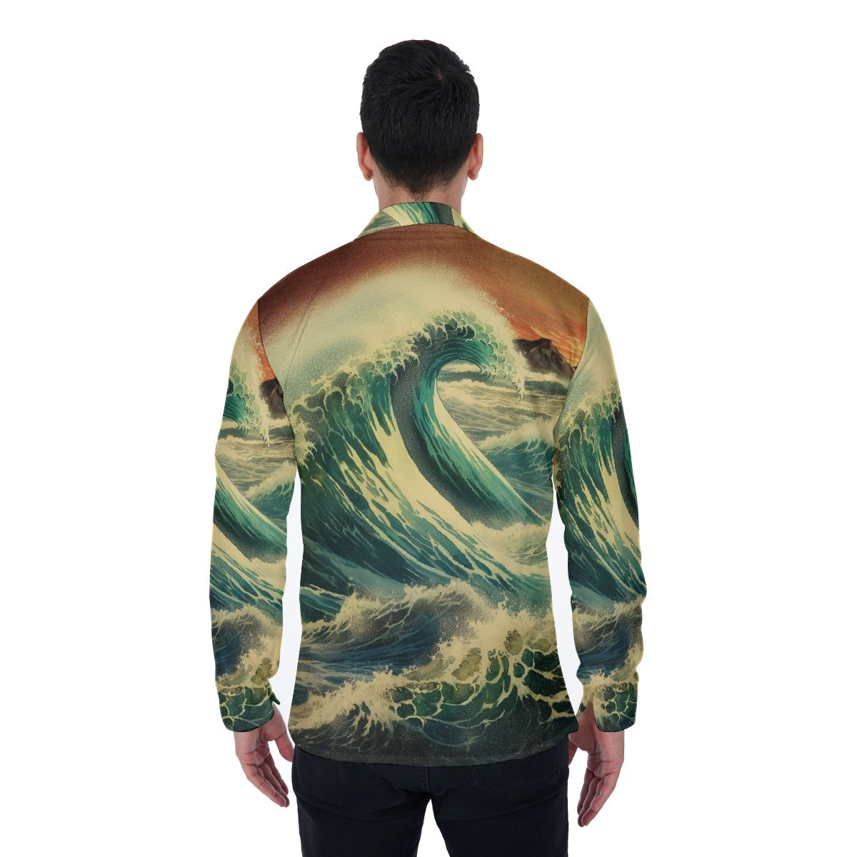 All-Over Print Men's Long Sleeve Shirt