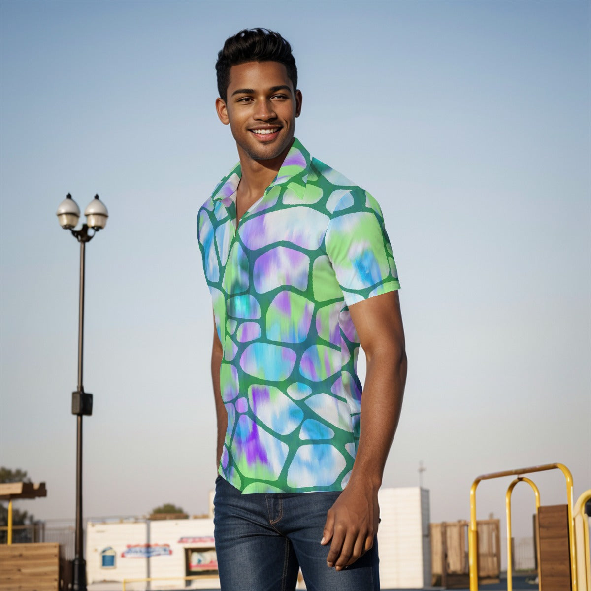 All-Over Print Men's short sleeve Shirt