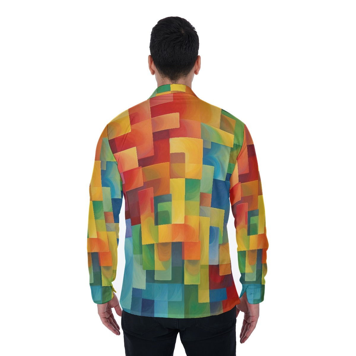 All-Over Print Men's Long Sleeve Shirt