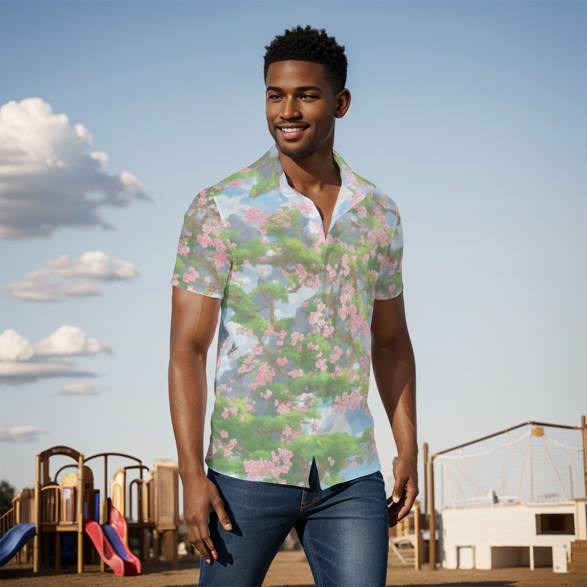 All-Over Print Men's short sleeve Shirt