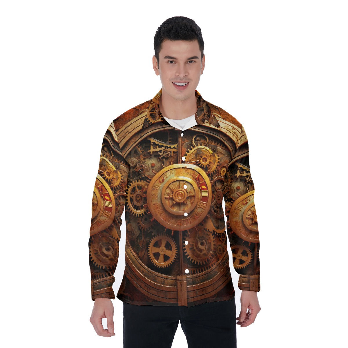 All-Over Print Men's Long Sleeve Shirt