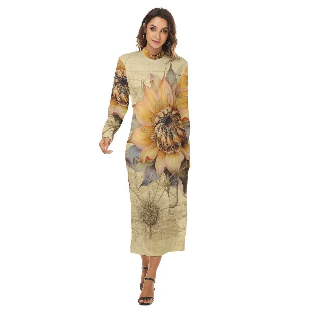 All-Over Print Women's Hip Dress