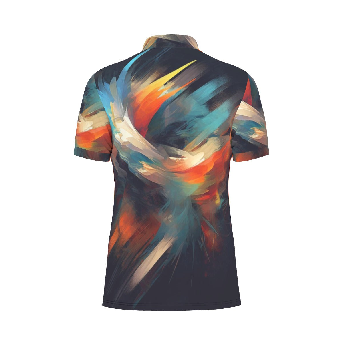 All-Over Print Men's Stretch Polo Shirt