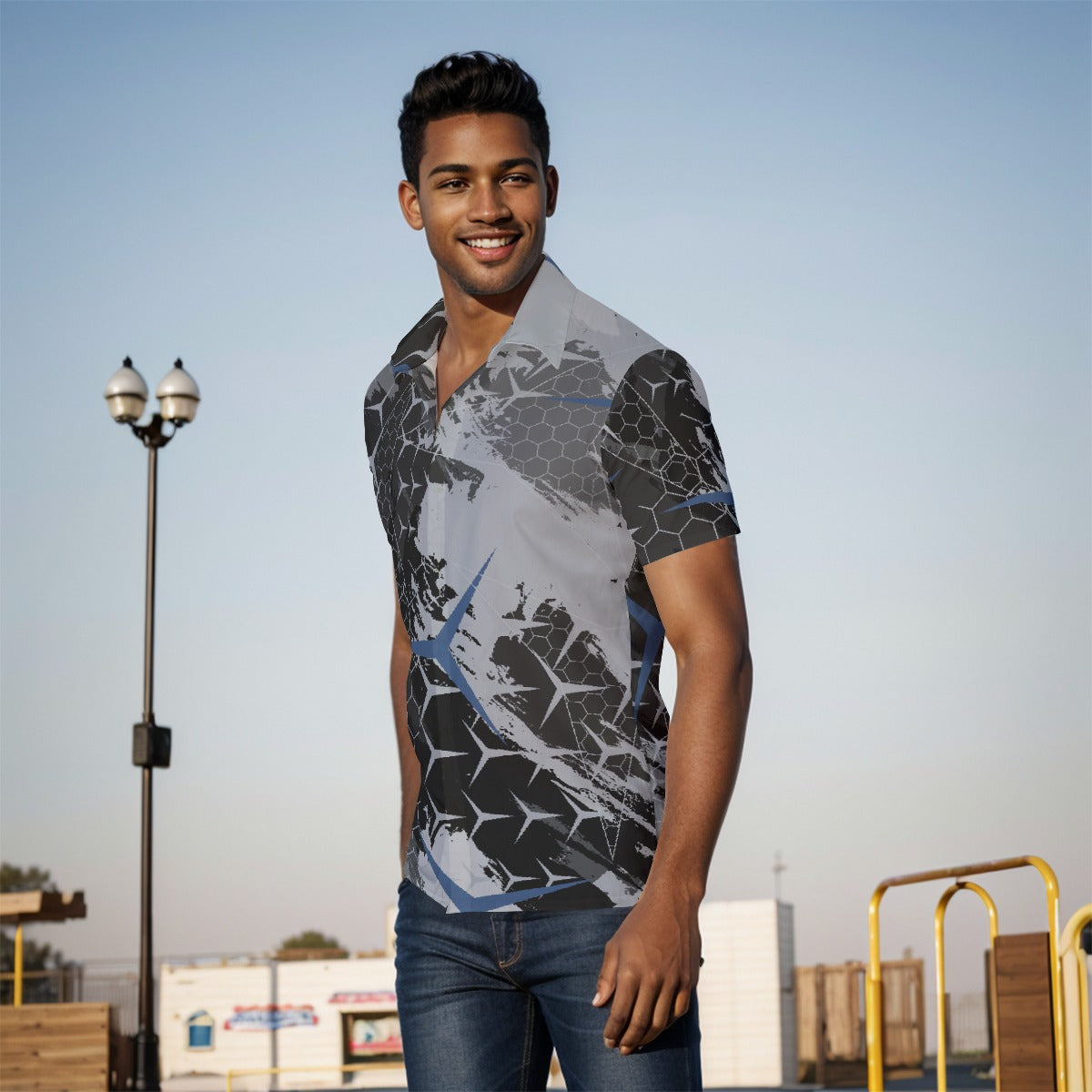 All-Over Print Men's short sleeve Shirt