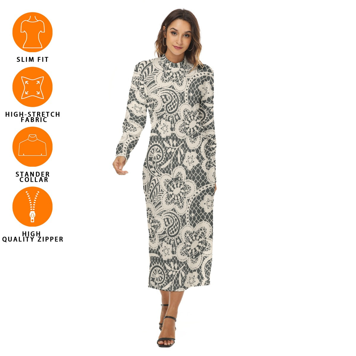 All-Over Print Women's Hip Dress