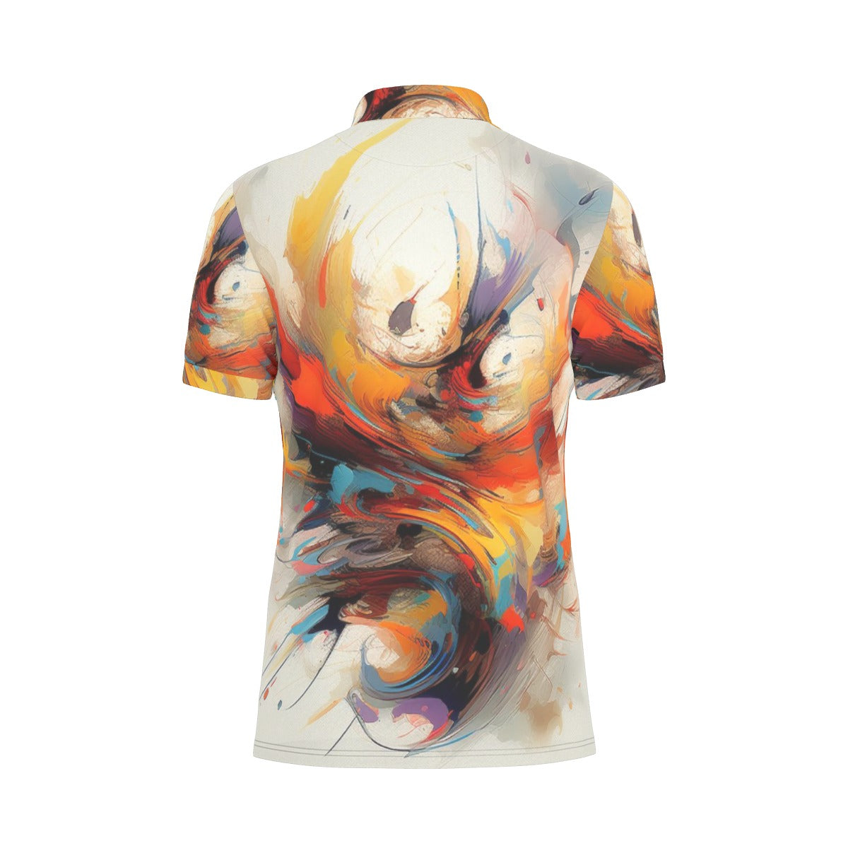 All-Over Print Men's Stretch Polo Shirt