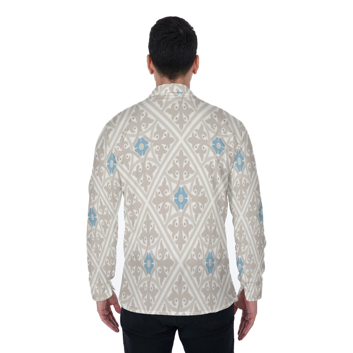 All-Over Print Men's Long Sleeve Shirt