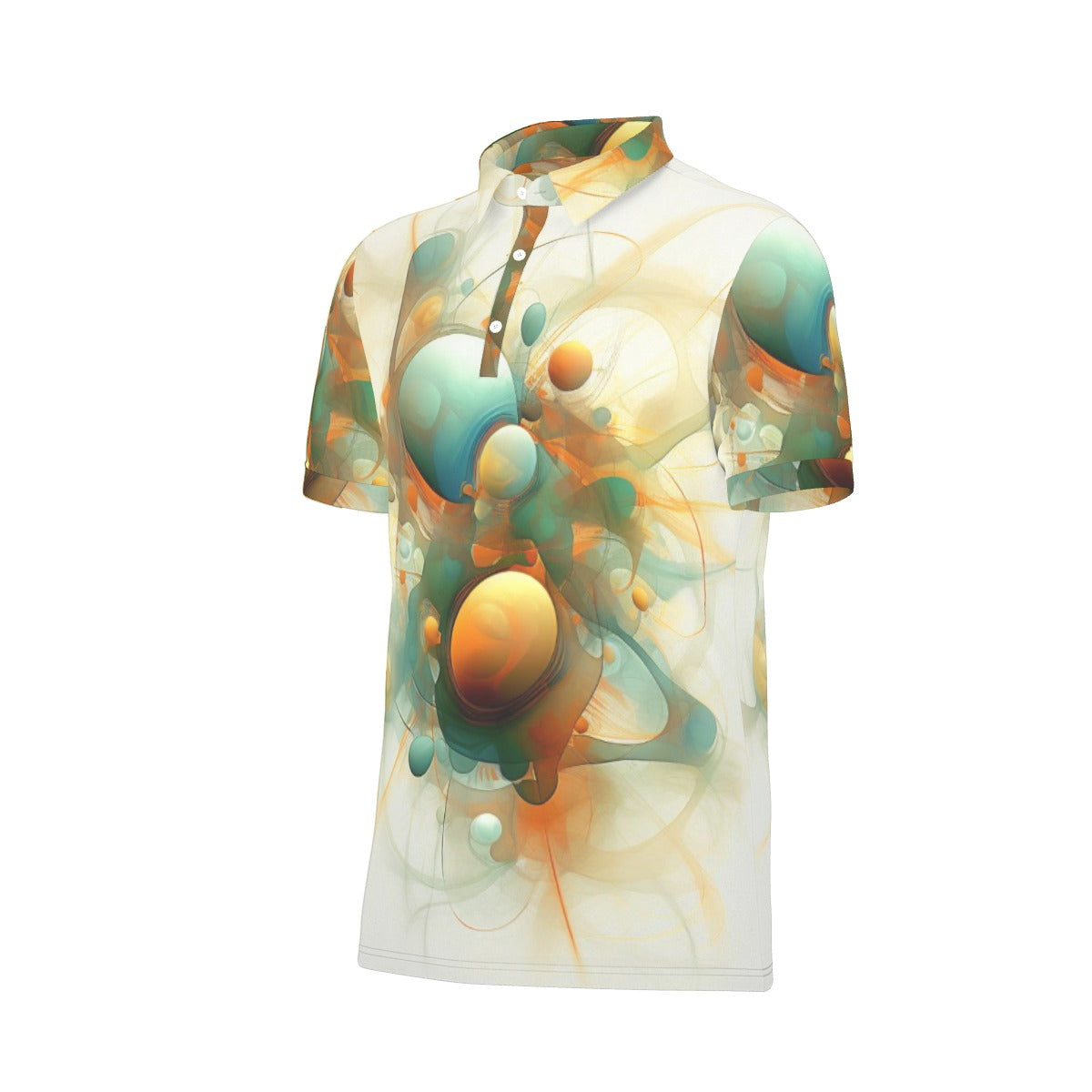 All-Over Print Men's Stretch Polo Shirt