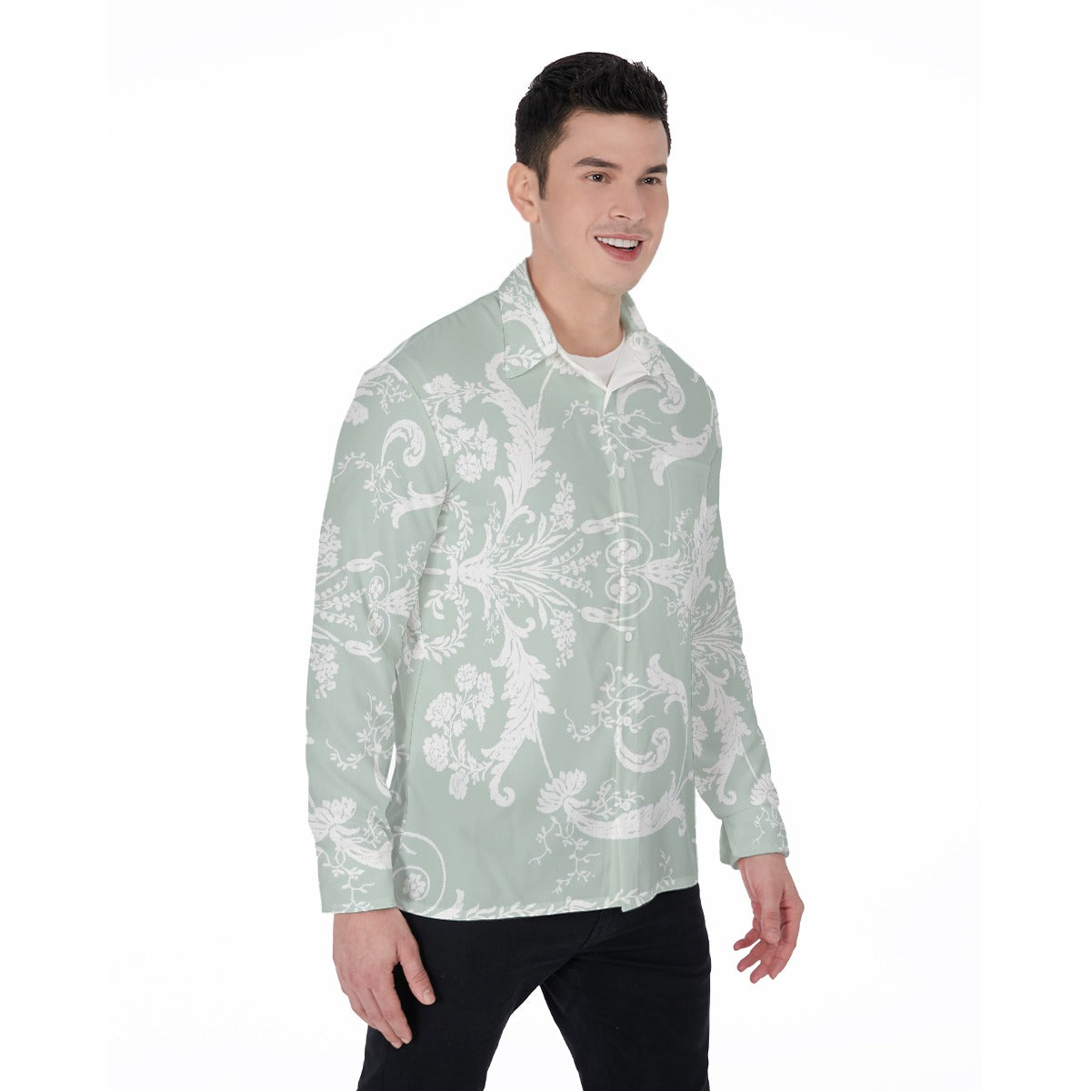 All-Over Print Men's Long Sleeve Shirt