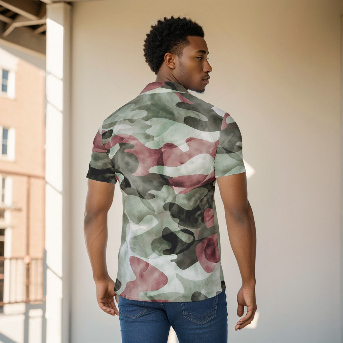 All-Over Print Men's short sleeve Shirt