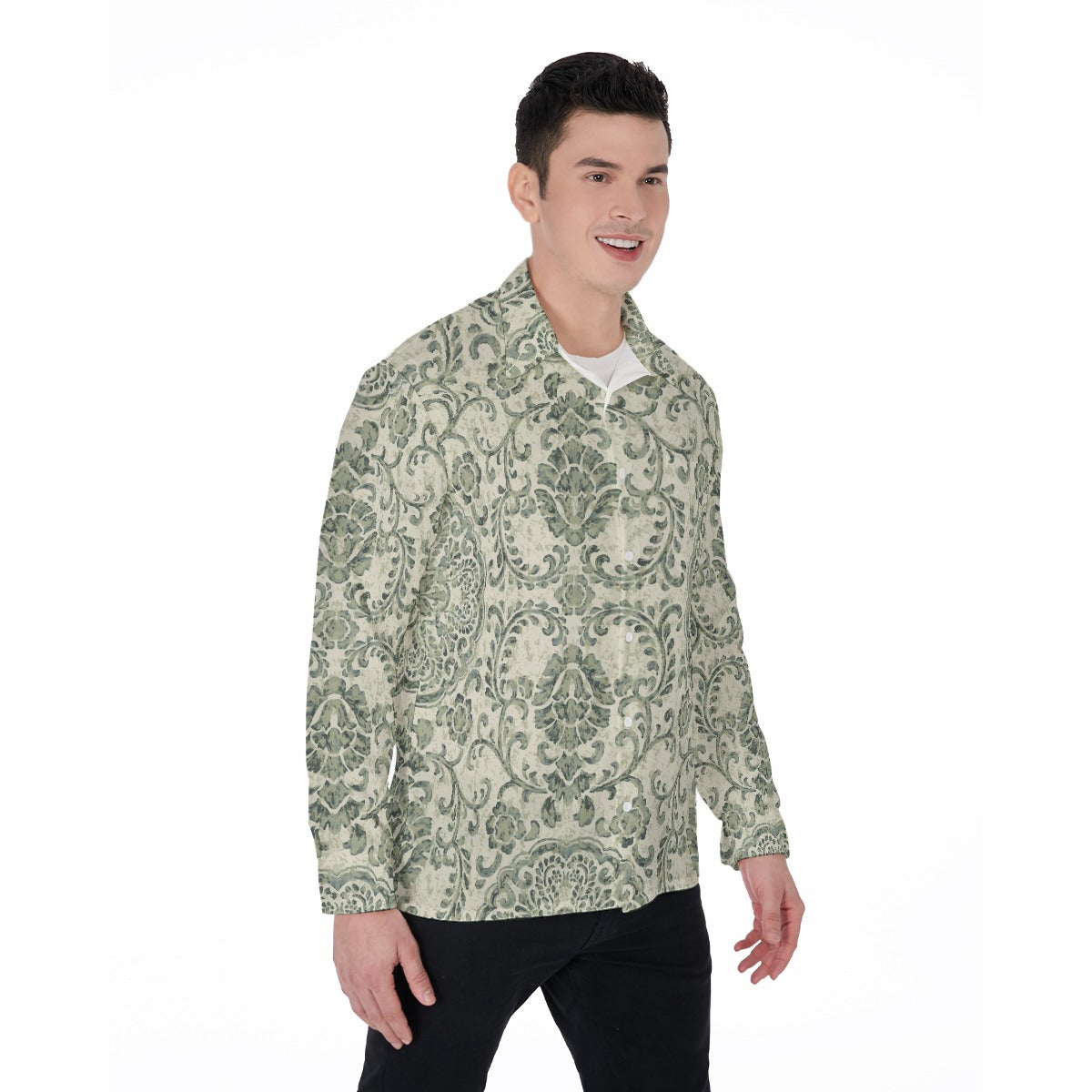 All-Over Print Men's Long Sleeve Shirt