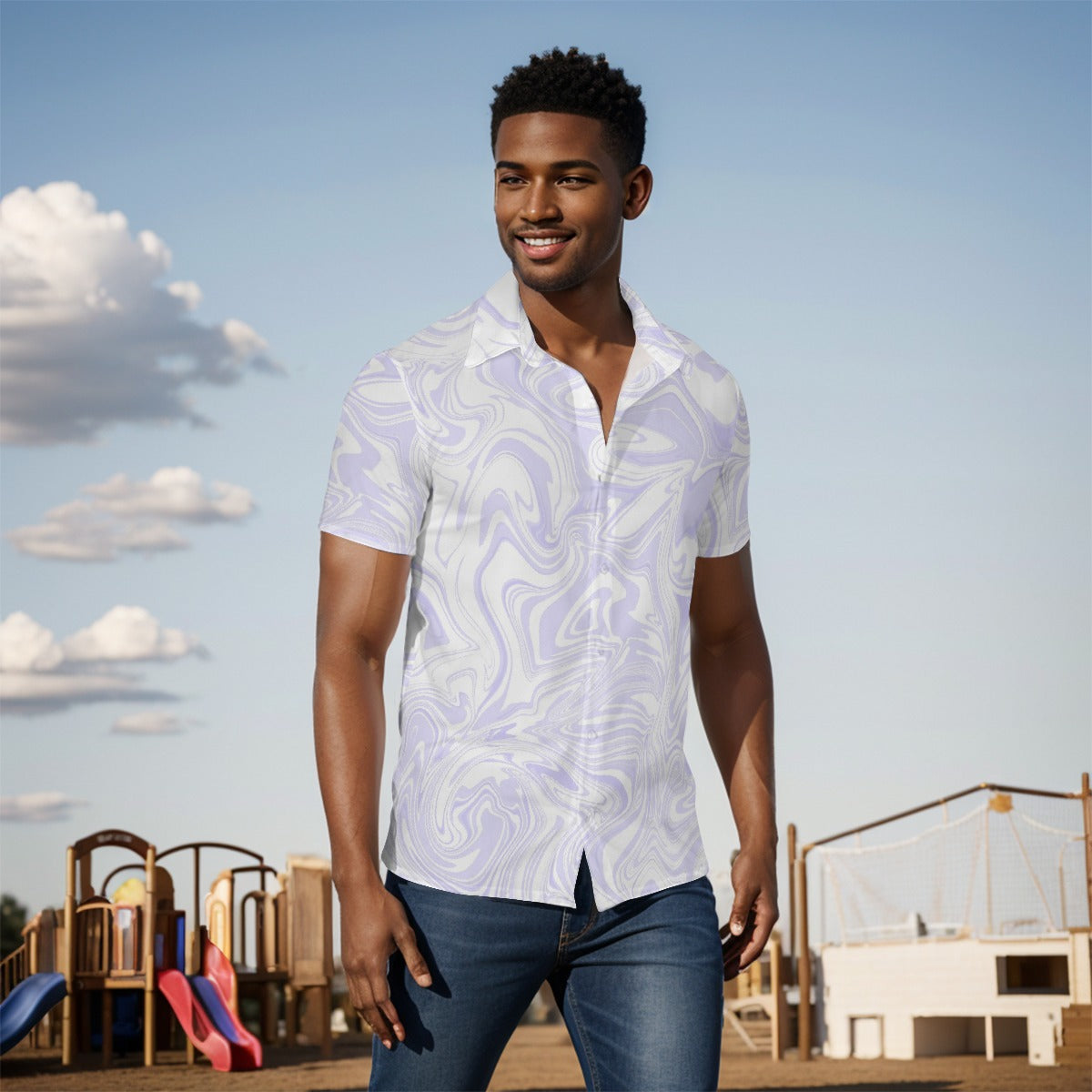 All-Over Print Men's short sleeve Shirt