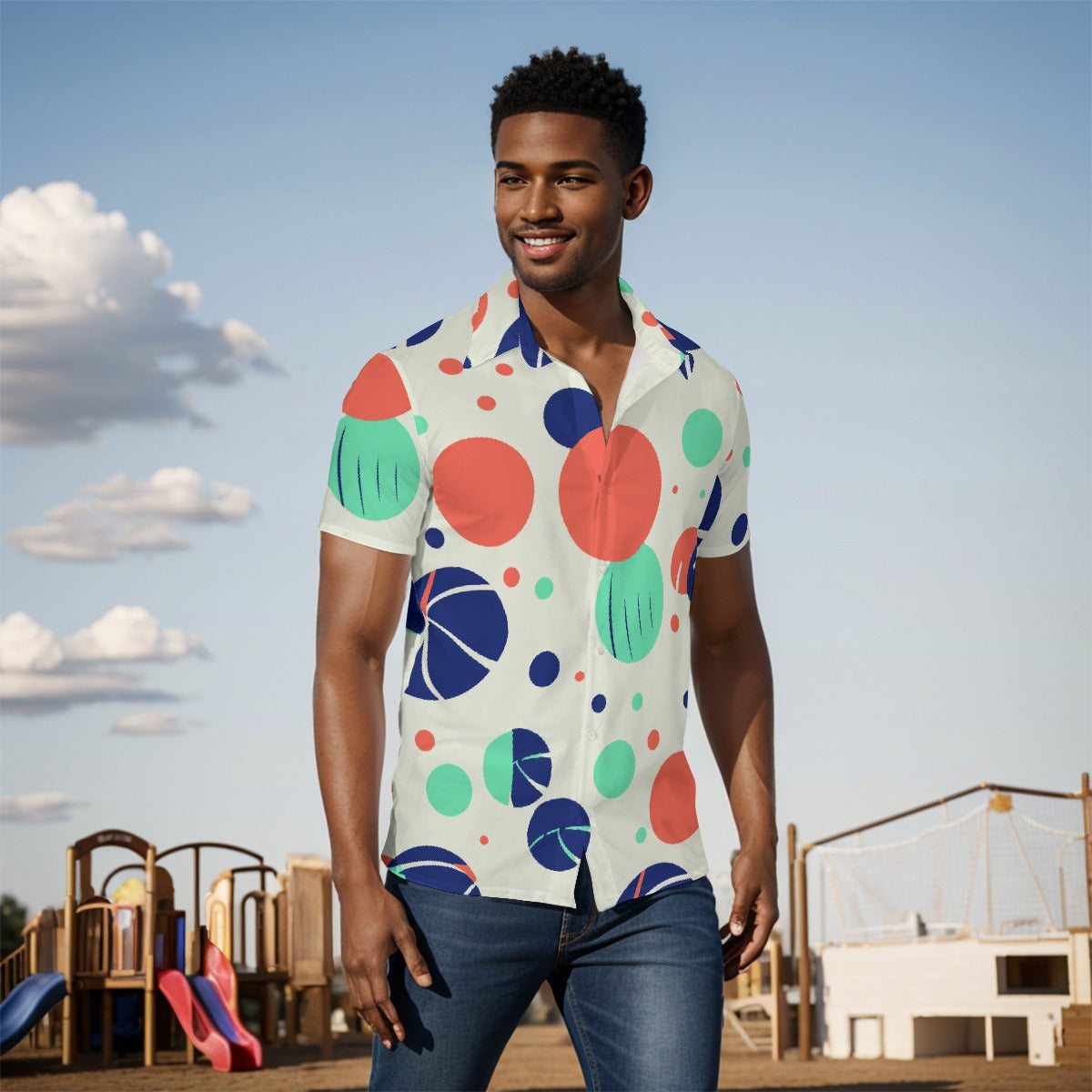 All-Over Print Men's short sleeve Shirt