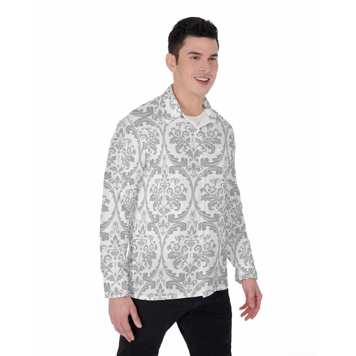 All-Over Print Men's Long Sleeve Shirt