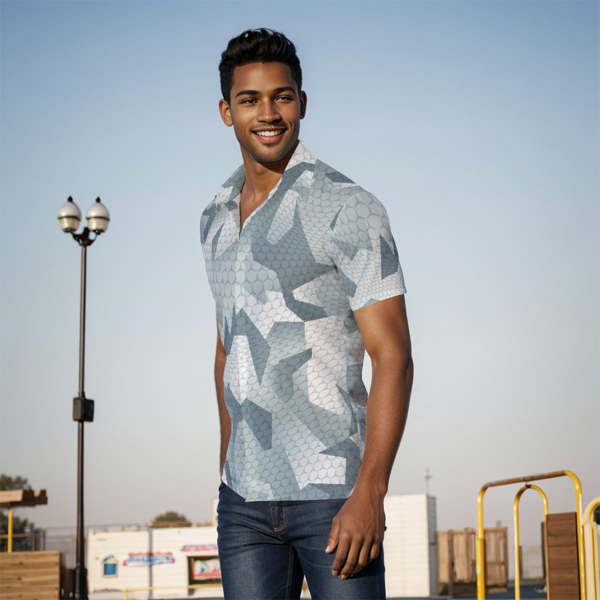 All-Over Print Men's short sleeve Shirt