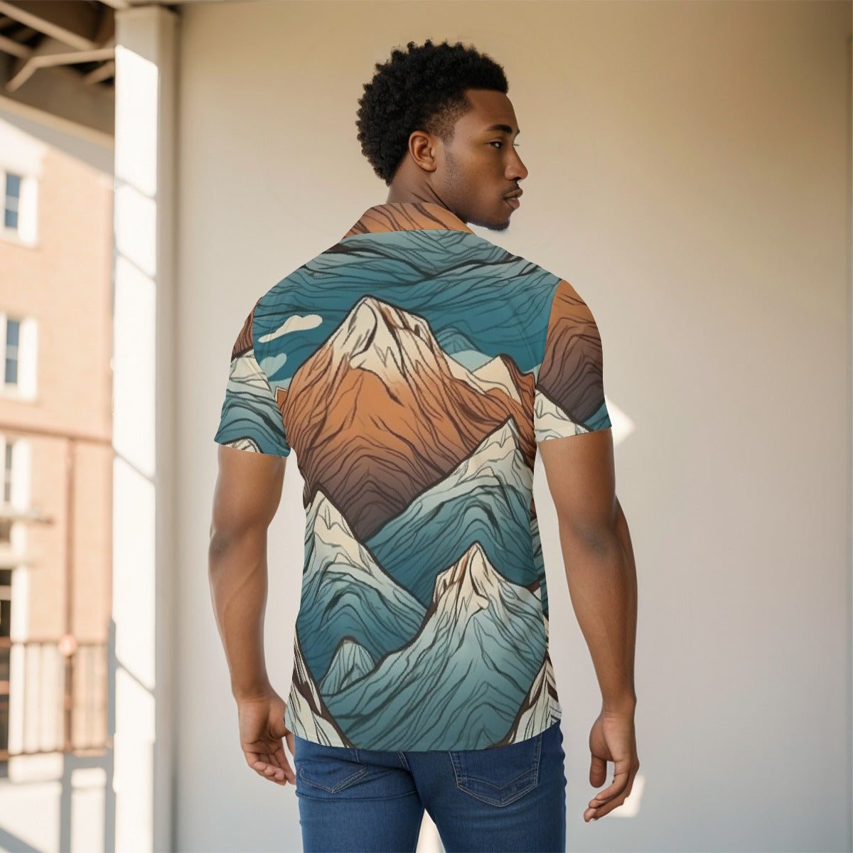 All-Over Print Men's short sleeve Shirt