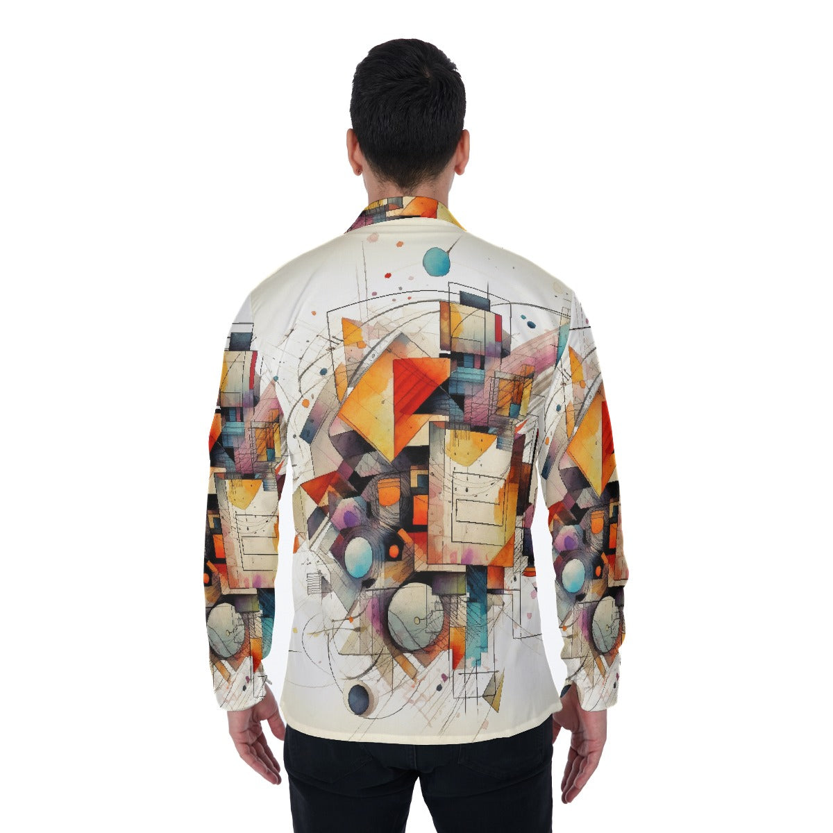 All-Over Print Men's Long Sleeve Shirt