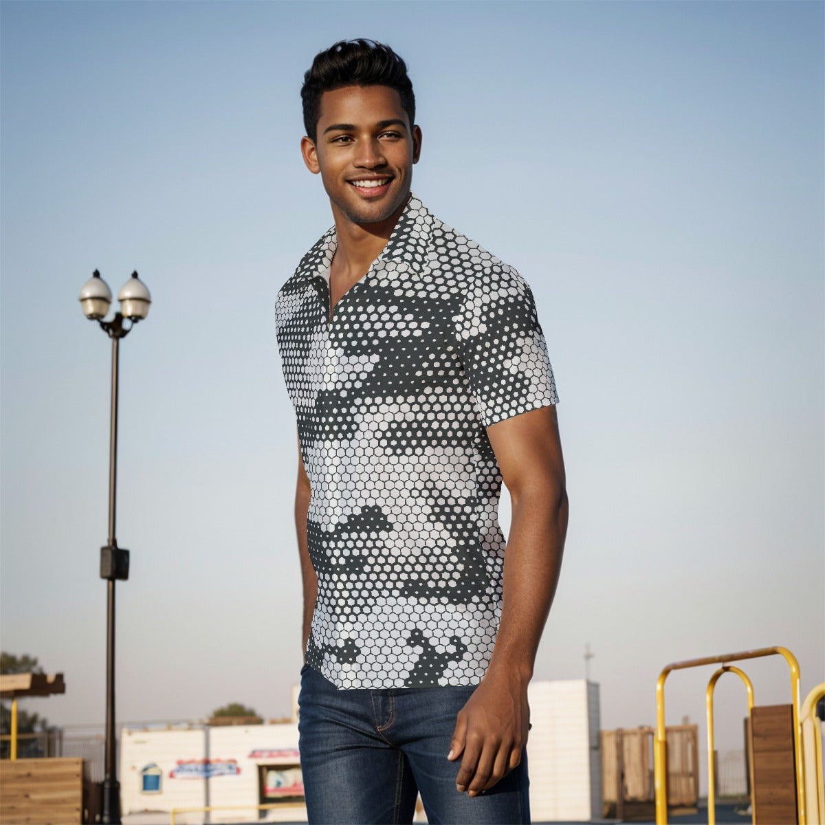 All-Over Print Men's short sleeve Shirt