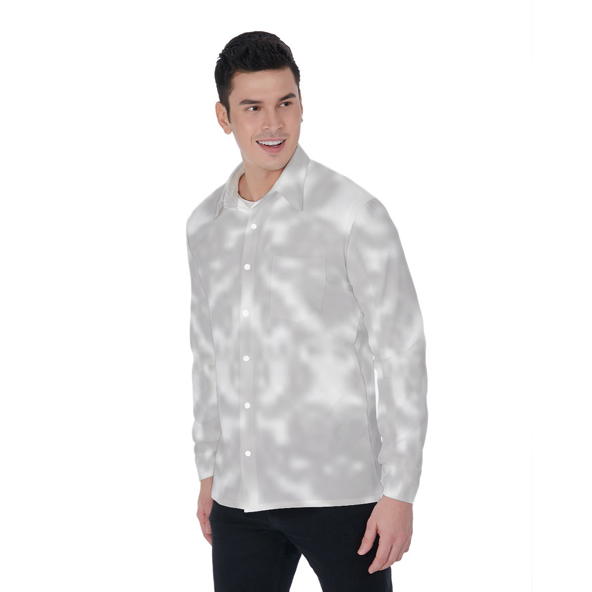 All-Over Print Men's Long Sleeve Shirt