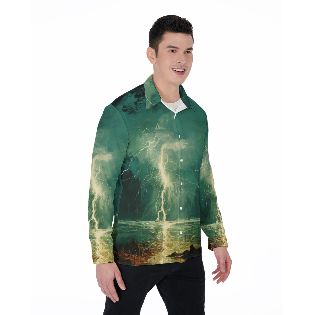 All-Over Print Men's Long Sleeve Shirt