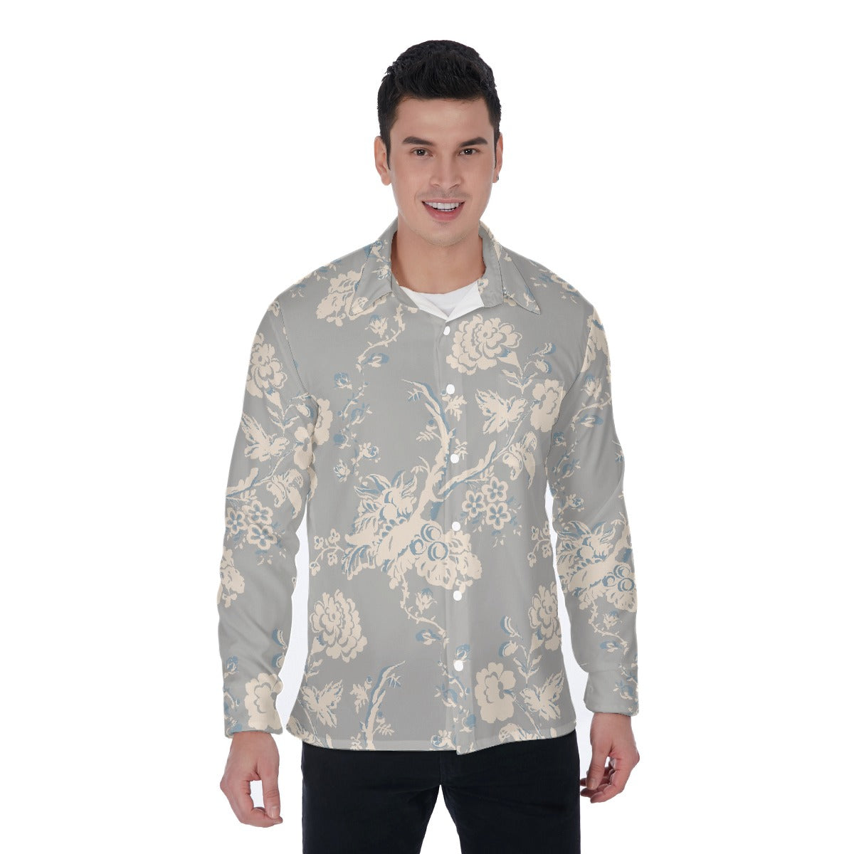 All-Over Print Men's Long Sleeve Shirt