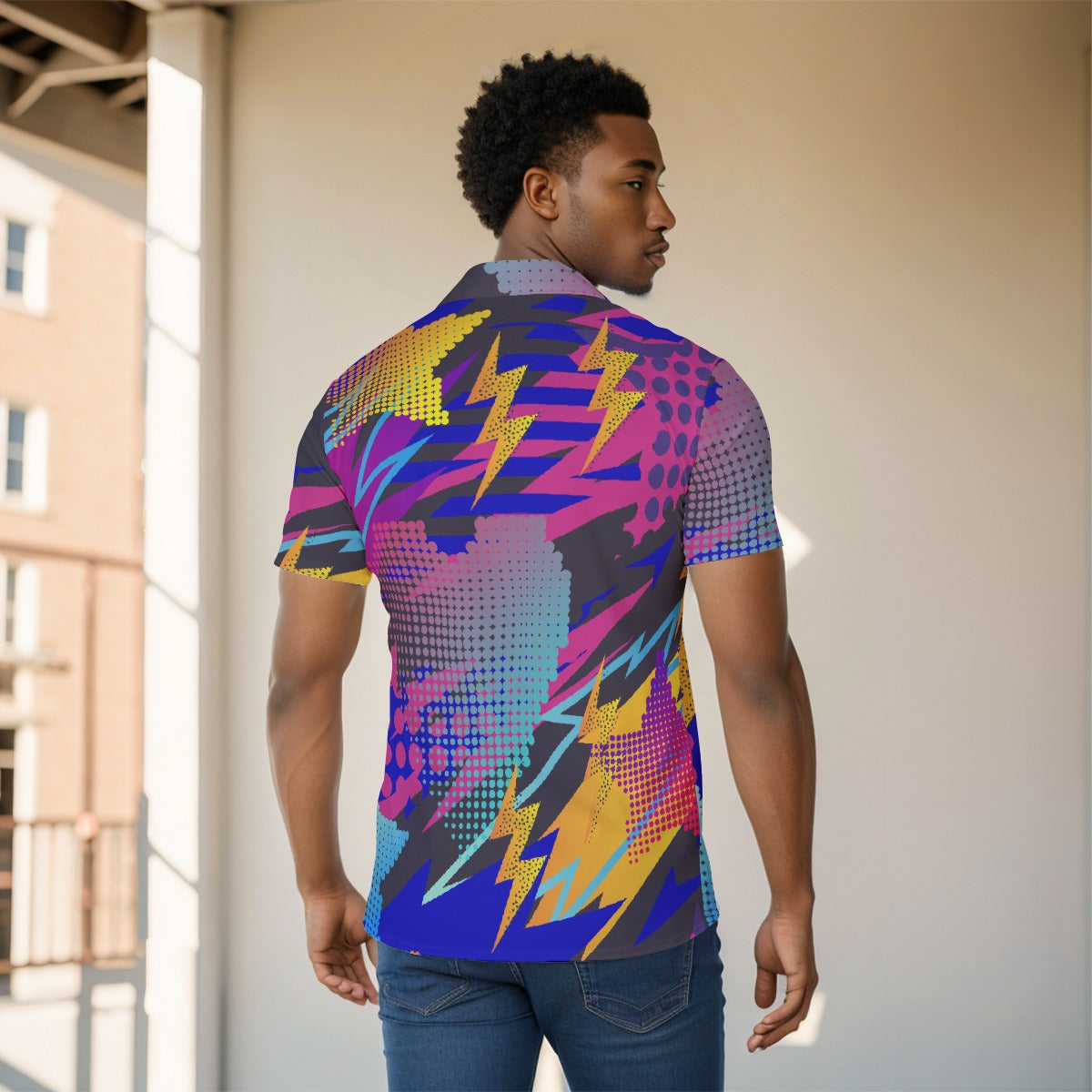 All-Over Print Men's short sleeve Shirt