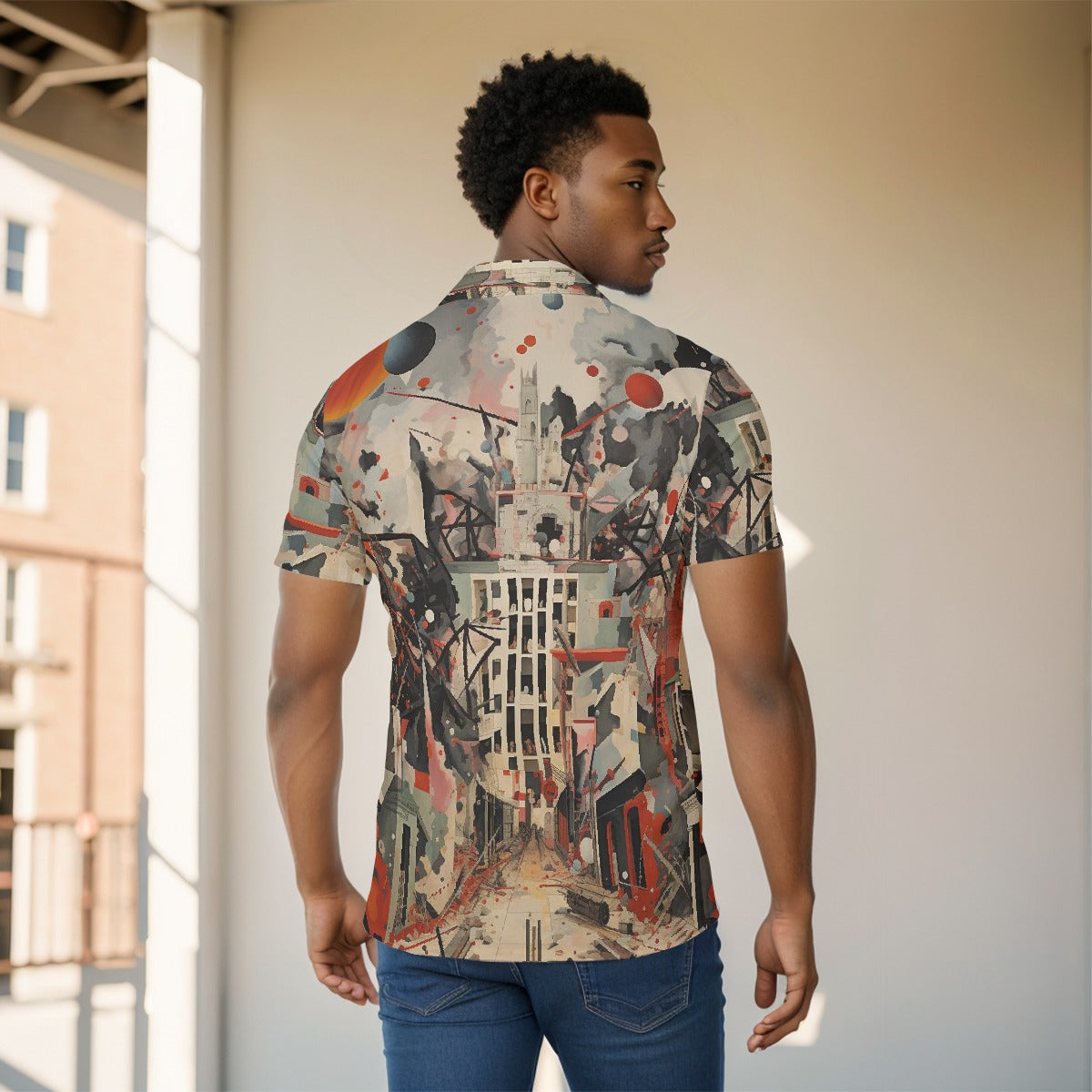 All-Over Print Men's short sleeve Shirt